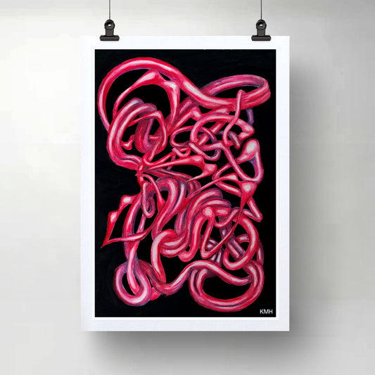 'Tongue-Tied' | Original Giclée Print on Paper