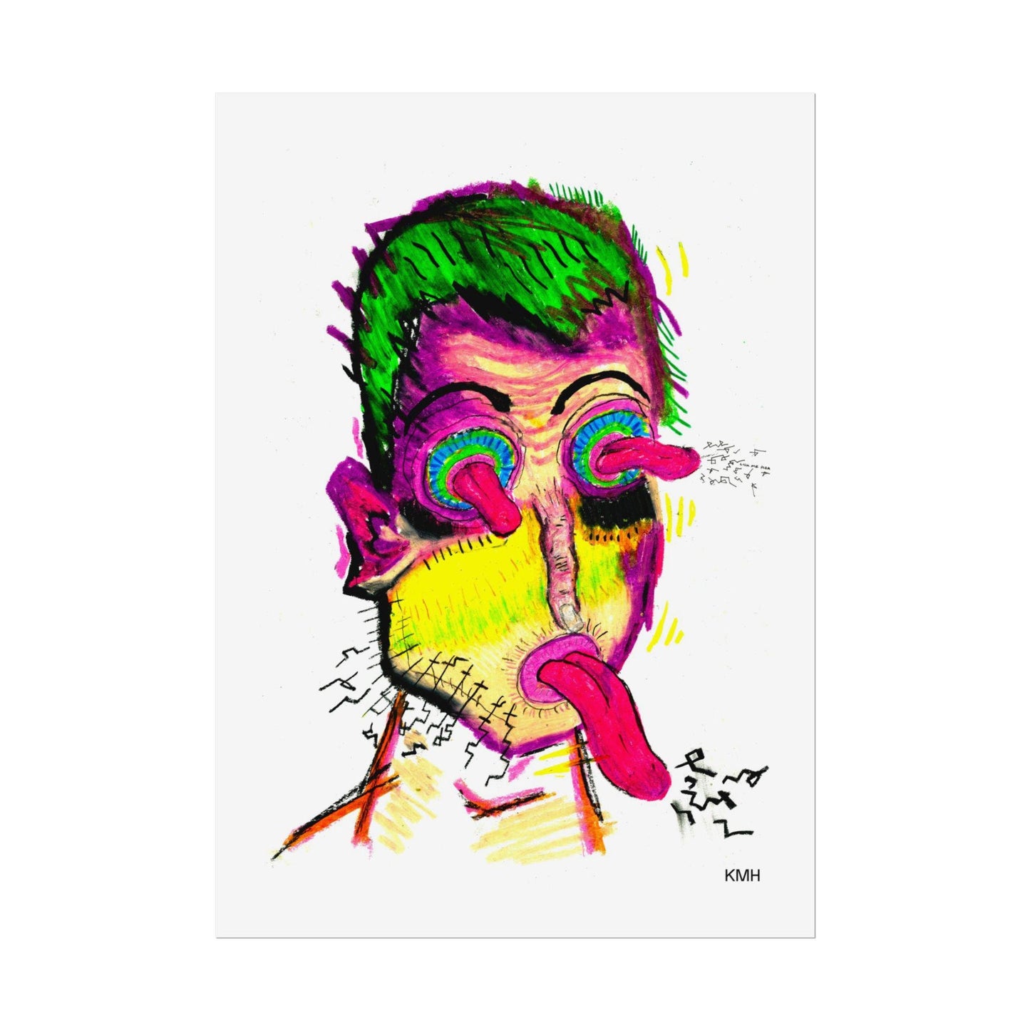 'Don't Lick at Me' | Original Giclée Print on Paper